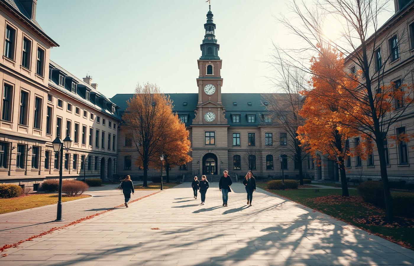Historic German university campus